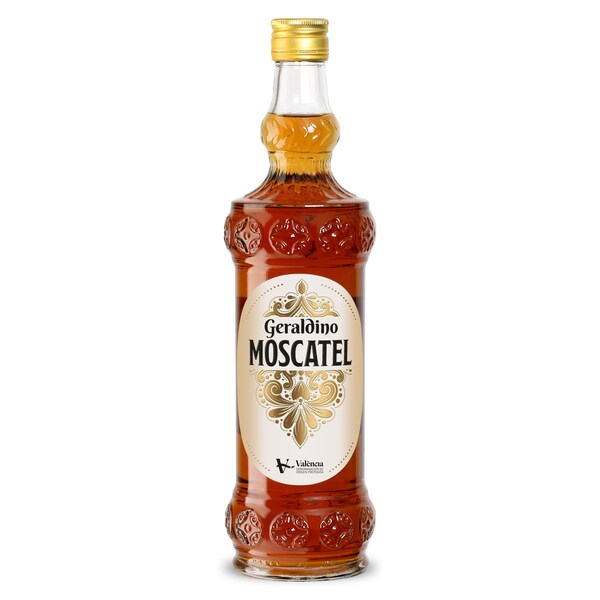 Vino Blanco de Uva Moscatel Geraldino Botella 75 Cl.