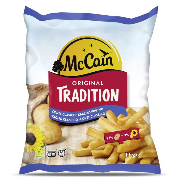 Patatas Fritas Congeladas Tradition Mccain Bolsa 1 Kg.