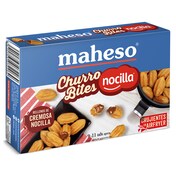 Mini churros rellenos de crema al cacao Maheso caja 170 g