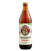 Cerveza de trigo alemana Paulaner botella 50 cl