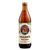 Cerveza de trigo alemana Paulaner botella 50 cl