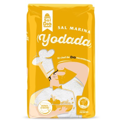 Sal marina yodada Dia paquete 1 Kg-0