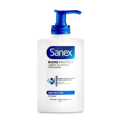 Jabón de manos líquido dermo protector Sanex bote 250 ml-0
