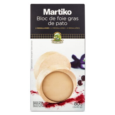 Bloque de hígado de pato Martiko sobre 80 g-0 Bloque de hígado de pato Martiko sobre 80 g-0