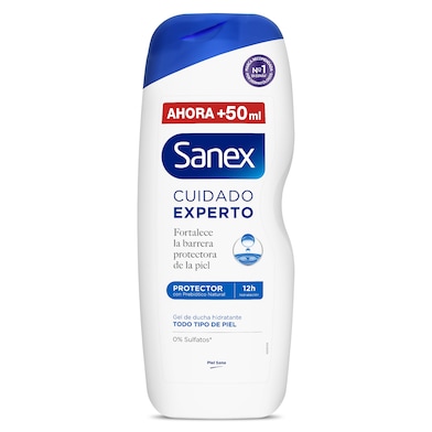 Gel de ducha piel normal Sanex botella 600 ml-0