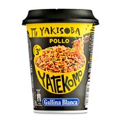 Fideos orientales yakisoba pollo Gallina Blanca Yatekomo vaso 93 g