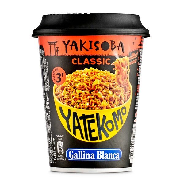 Fideos Orientales Yakisoba Gallina Blanca Vaso 93 Gr.