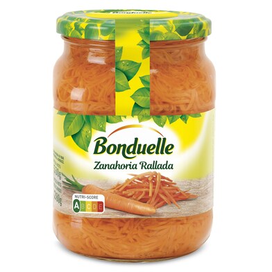 Zanahorias ralladas en tiras Bonduelle frasco 280 g-0 Zanahorias ralladas en tiras Bonduelle frasco 280 g-0