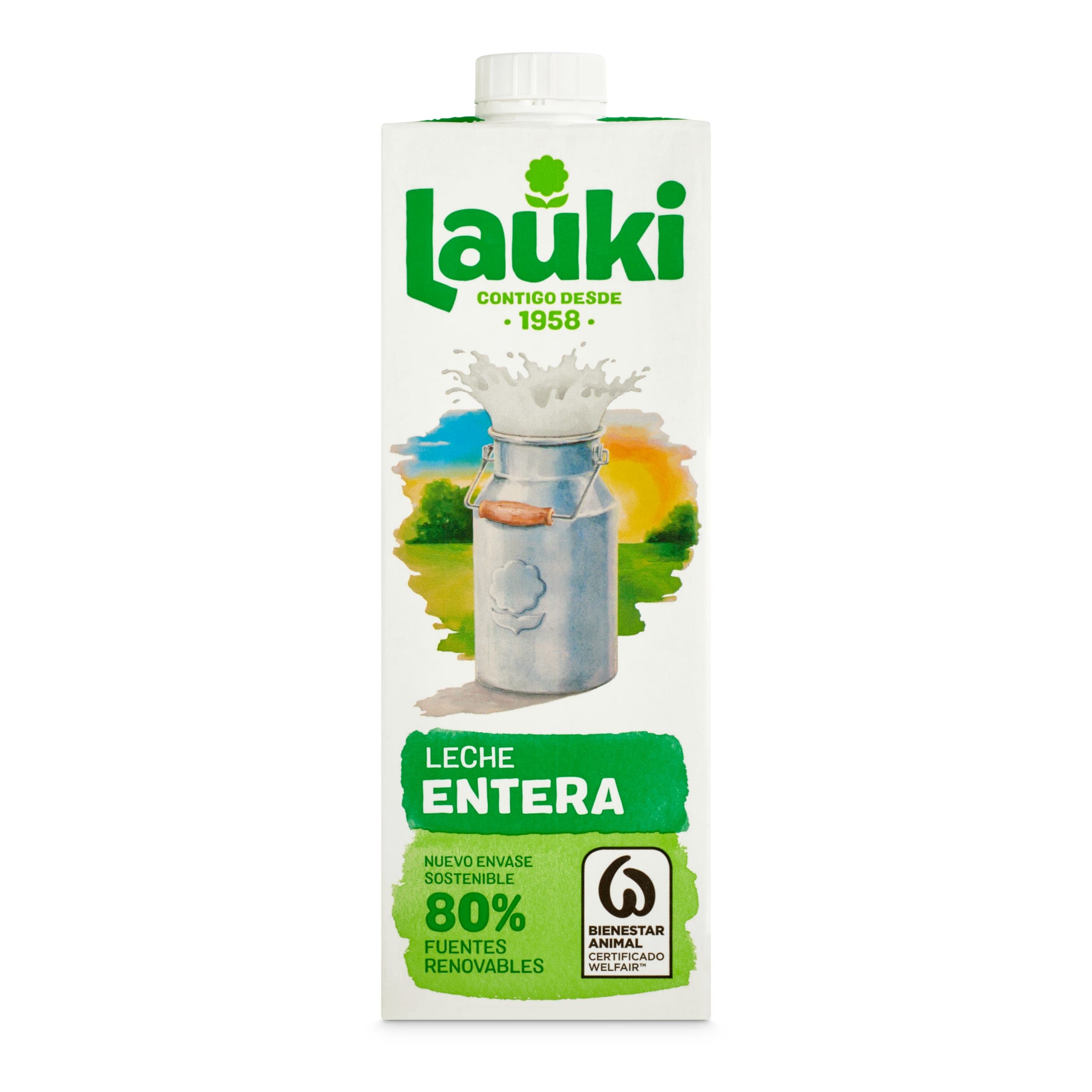 Leche entera Lauki 1 L