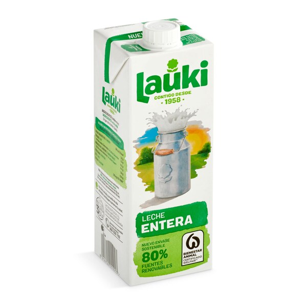 Leche Entera Lauki Envase 1 Lt.