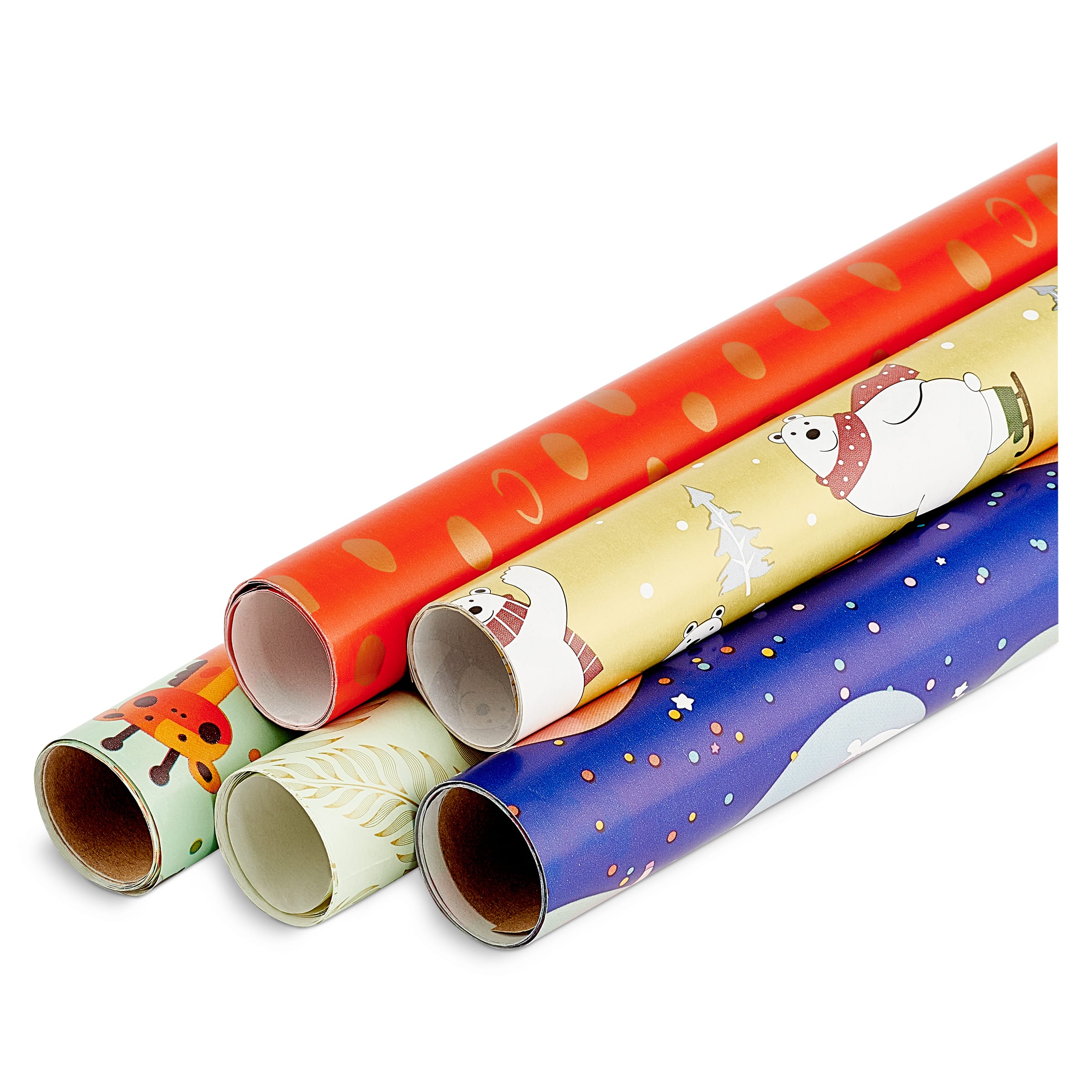 Papel de regalo fantasía rollo 2 mt (modelos diferentes)