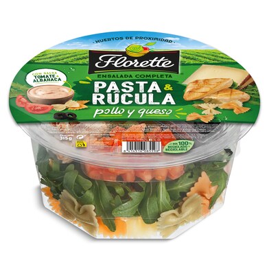 Ensalada de pasta y rúcula Florette bandeja 320 g-0 Ensalada de pasta y rúcula Florette bandeja 320 g-0