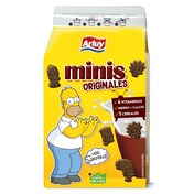 Mini galletas chocolateadas con vitaminas Arluy caja 135 g