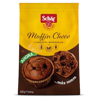 Muffin de chocolate sin gluten Dr. Schar 225 g-0