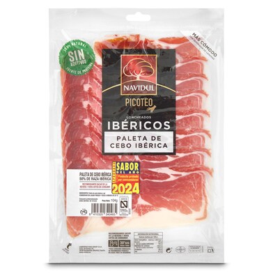 Paleta de cebo ibérico 50% de raza ibérica Navidul sobre 104 g-0 Paleta de cebo ibérico 50% de raza ibérica Navidul sobre 104 g-0