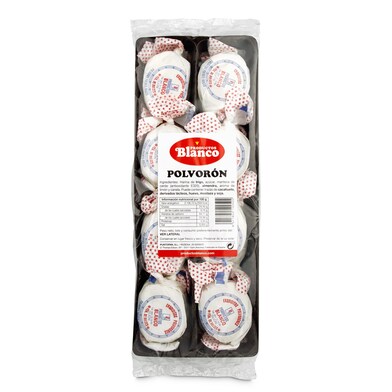 Polvorones Blanco bandeja 500 g-1 Polvorones Blanco bandeja 500 g-1