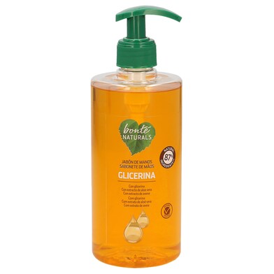 Jabón de manos líquido glicerina Bonté Naturals bote 500 ml-0