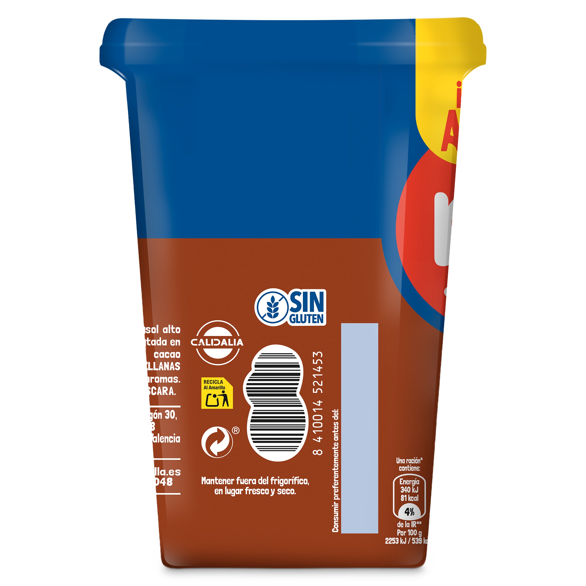 Crema de cacao y leche de avellanas dúo Nocilla 610 g