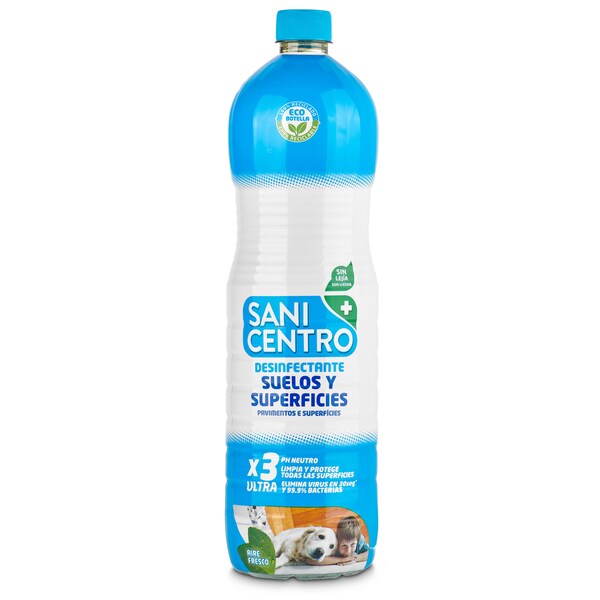 Fregasuelos Multi Desinfección Sanicentro Botella 1.5 Lt.