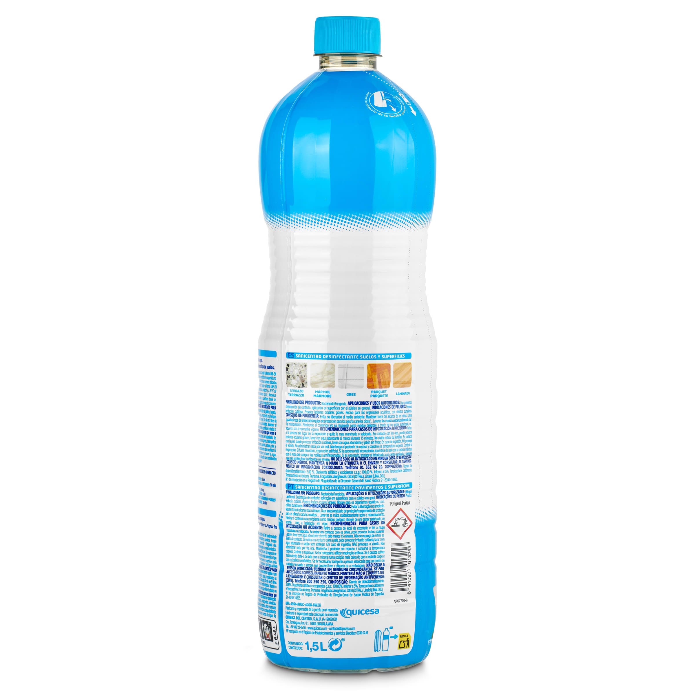 Desinfectante para suelos y superficies Sanicentro 1,5 L