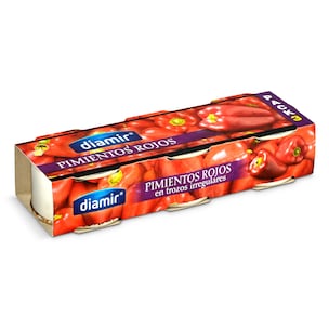 Pimientos rojos Diamir 3 x 60 g