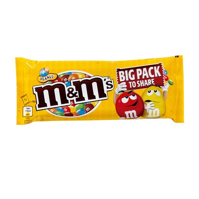 Cacahuete recubierto de chocolate con leche M&M's bolsa 70 g-0