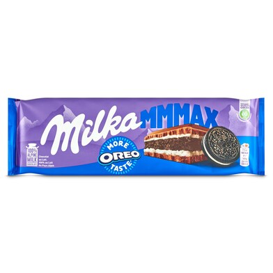 Chocolate con leche con trozos de oreo Milka 300 g-0