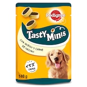 Snack para perros tasty bites con pollo Pedigree bolsa 140 g