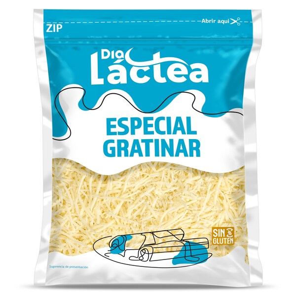 Queso Rallado Especial para Gratinar Dia Bolsa 200 Gr.