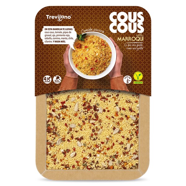 Cous Cous Marroquí Trevijano Bandeja 300 Gr.