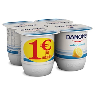 yogur sabor limon pack 4 x 125 g