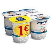 Yogur sabor coco Danone pack 4 x 125 g