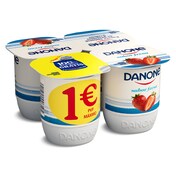 Yogur sabor fresa Danone pack 4 x 120 g