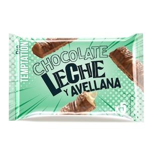 barritas de chocolate con leche y avellanas 115 g