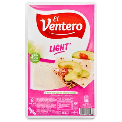 Queso tierno light El ventero sobre 160 g-0