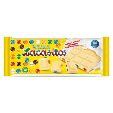 Chocolate blanco con lacasitos Lacasitos 100 g-0