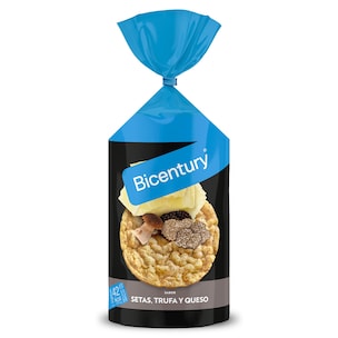 tortitas de maiz sabor setas trufa y queso 124 g