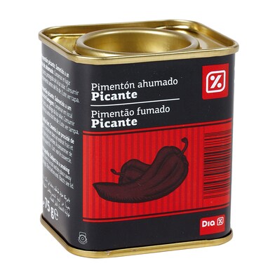 Pimentón ahumado picante Dia lata 75 g-0 Pimentón ahumado picante Dia lata 75 g-0
