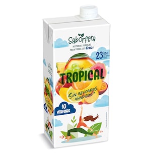 bebida de zumo tropical sin azucares anadidos 1 l