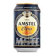 Cerveza tostada Amstel Oro lata 33 cl