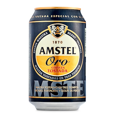 Cerveza tostada Amstel Oro lata 33 cl-0