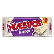 Barritas de barquillo recubierta de chocolate blanco Huesitos bolsa 200 g