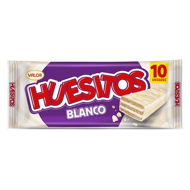 Barritas de barquillo recubierta de chocolate blanco Huesitos bolsa 200 g-0