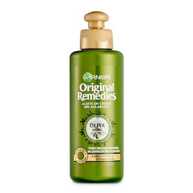 Aceite oliva en crema sin aclarado cabello Original Remedies bote 200 ml-0