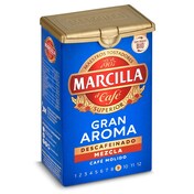 Café molido mezcla descafeinado Marcilla caja 200 g