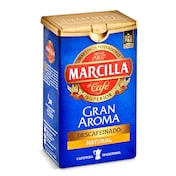 Café molido natural descafeinado gran aroma Marcilla caja 200 g