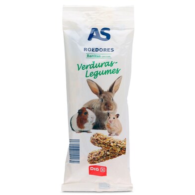Barritas con verduras para roedores As Dia bolsa 110 g-0 Barritas con verduras para roedores As Dia bolsa 110 g-0