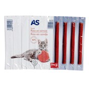Snack para gatos rico en salmón As bolsa 10 unidades