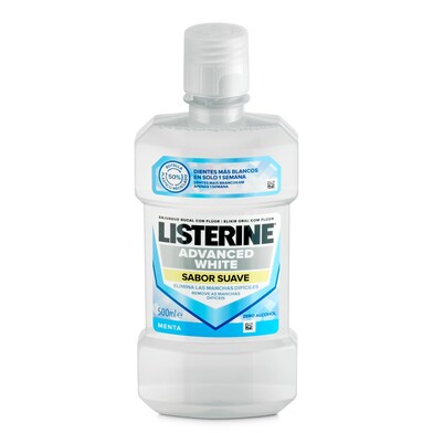 Enjuague bucal blanqueador avanzado multiacción Listerine botella 500 ml-0