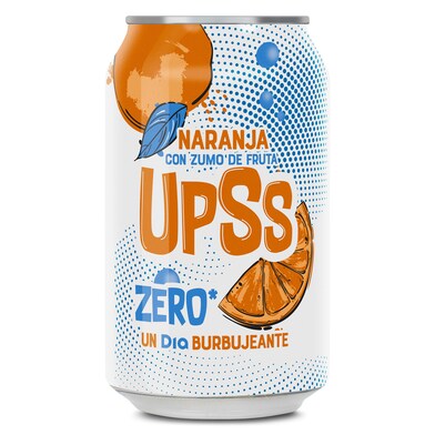 Refresco de naranja zero Upss Dia lata 33 cl-0